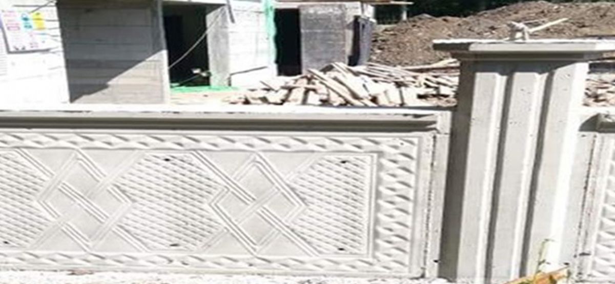 Kilim Desenli Beton Duvar